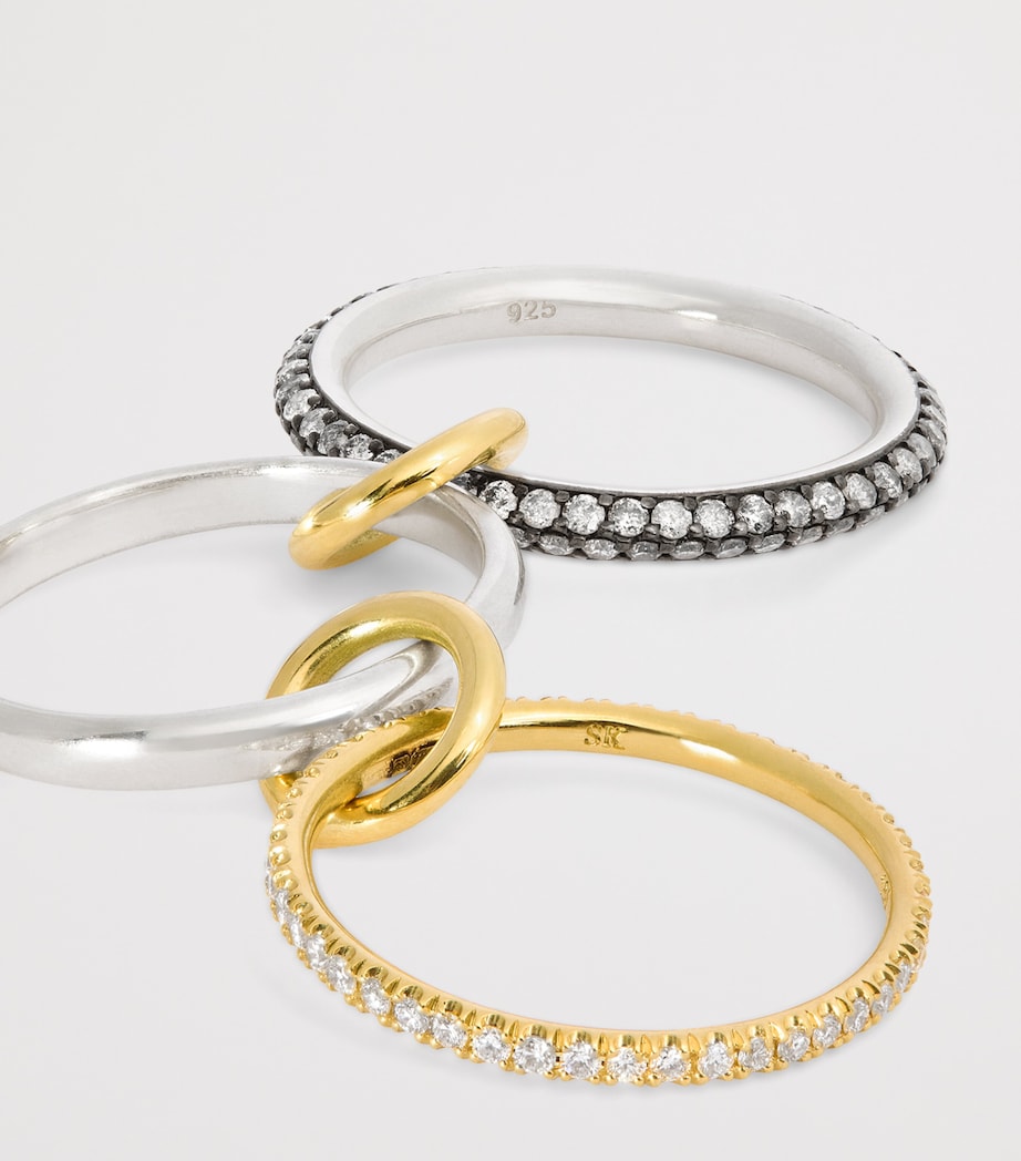 Mixed Gold and Diamond Scorpio Ring