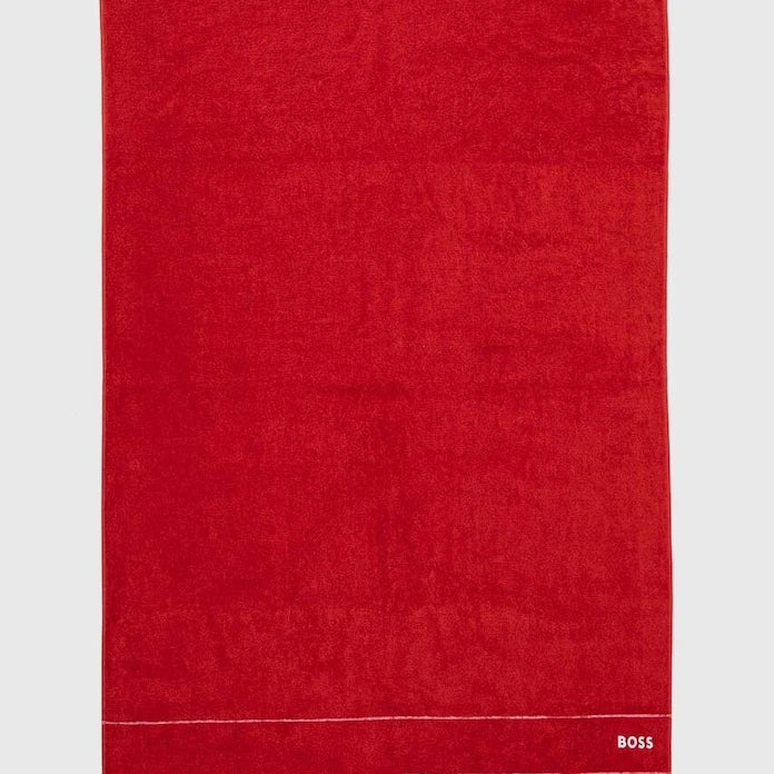 Голяма памучна кърпа BOSS Plain Red 100 x 150 cm