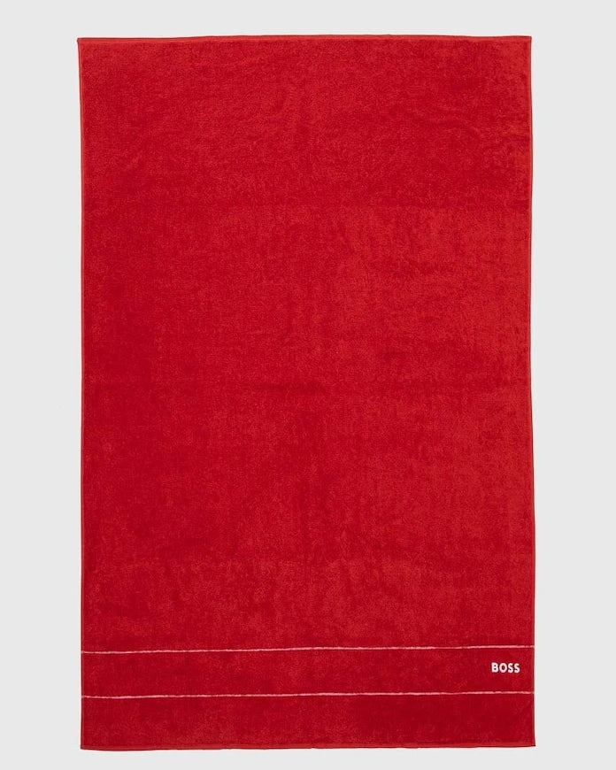 Голяма памучна кърпа BOSS Plain Red 100 x 150 cm