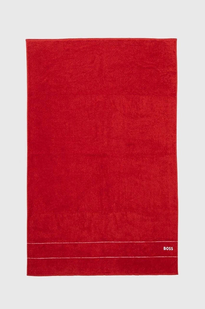 Голяма памучна кърпа BOSS Plain Red 100 x 150 cm
