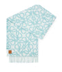 LOEWE Blue Wool-Blend Anagram Scarf