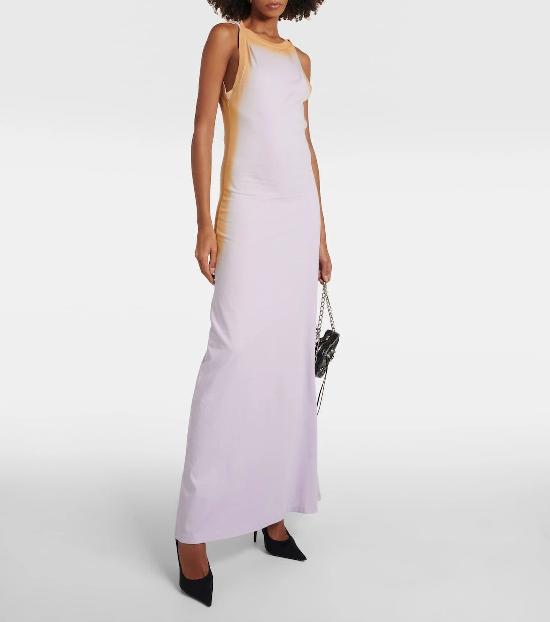 Y/Project - Ribbed-knit cotton maxi dress