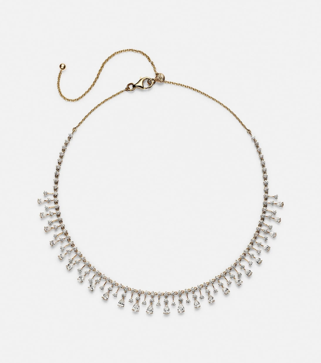 Kamyen - 18kt gold choker with diamonds