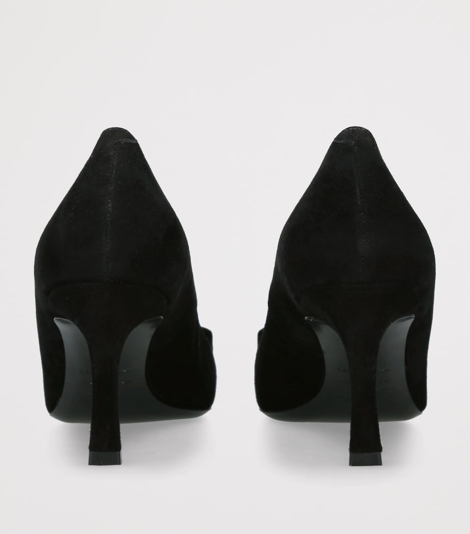 Roger Vivier Black Suede Trompette Pumps 70