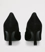 Suede Trompette Pumps 70