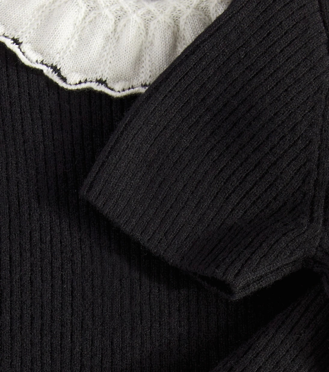 Bonpoint - Génie ruffle-trimmed wool sweater