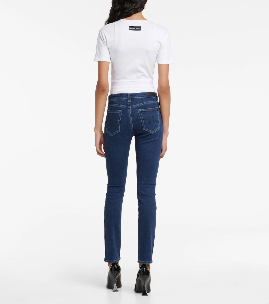 AG Jeans - Mari high-rise slim jeans