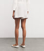 Maje White Pleated Tailored Shorts