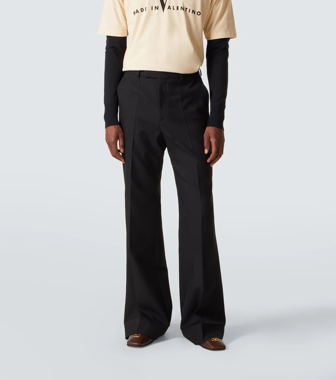 Valentino - High-rise flared pants