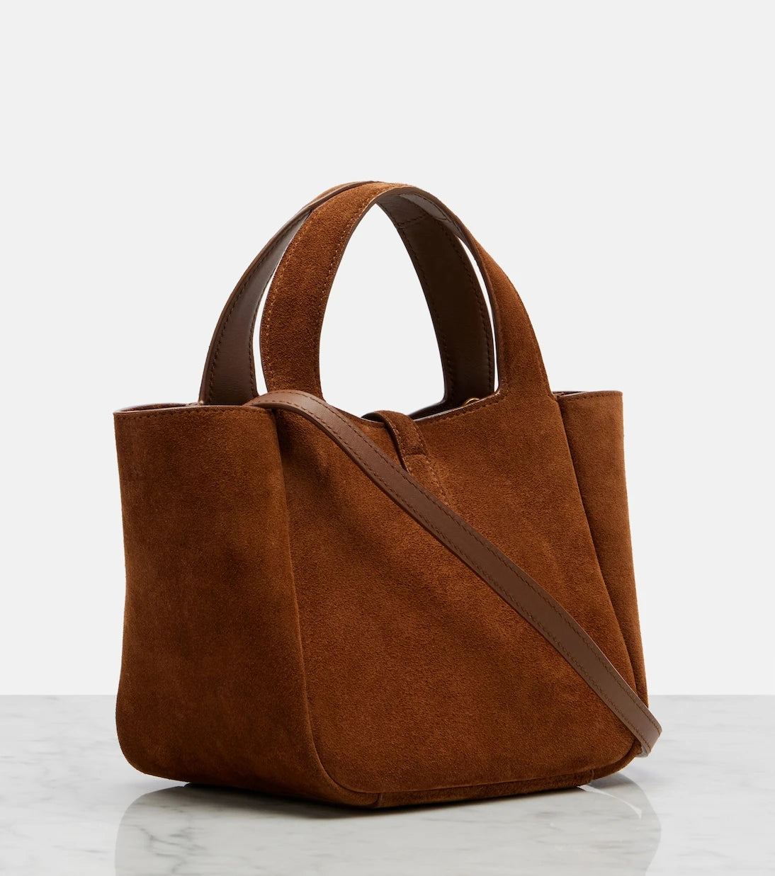 Saint Laurent - Le 5 à 7 suede shoulder bag
