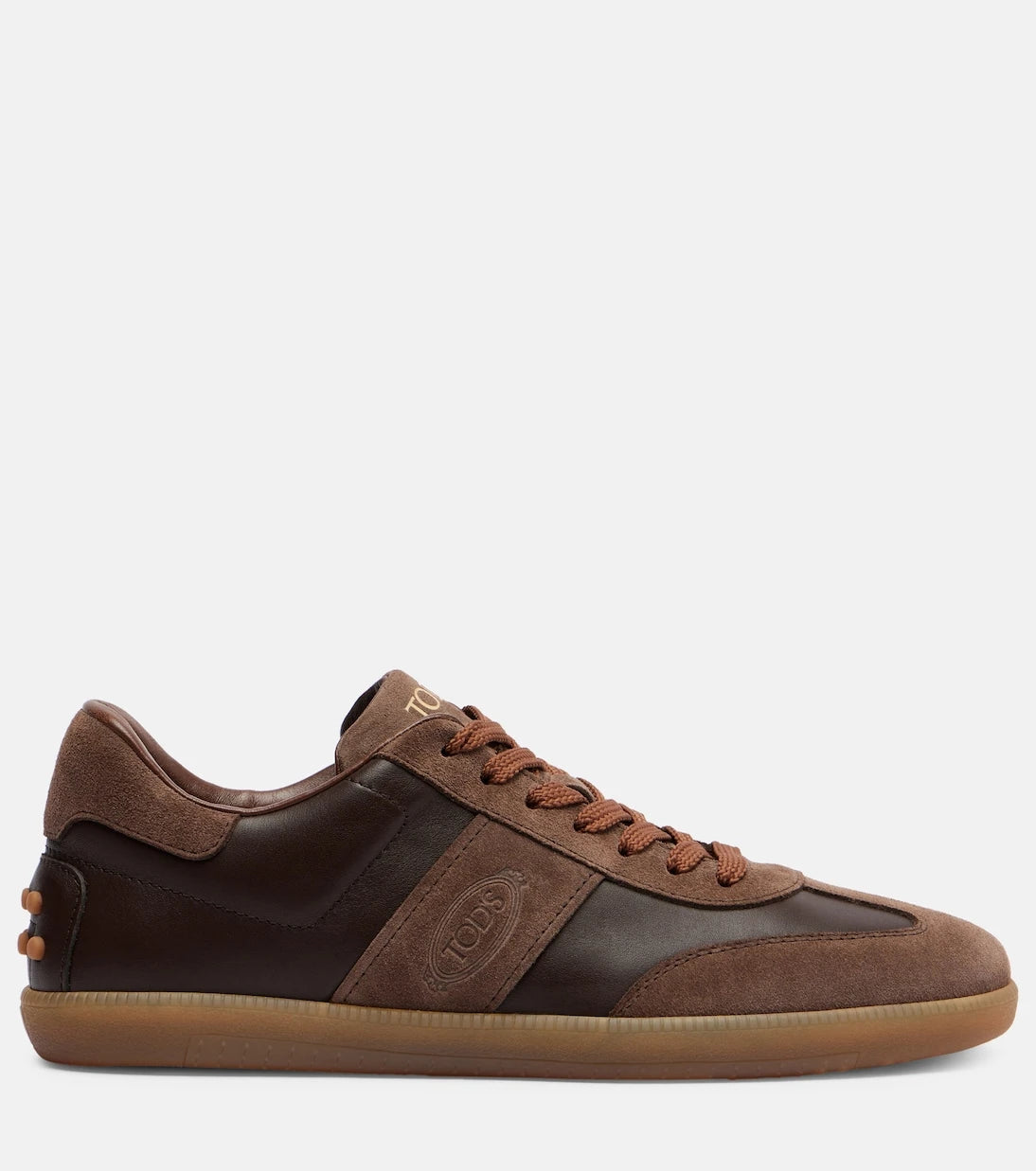 Tod's - Tabs suede and leather sneakers