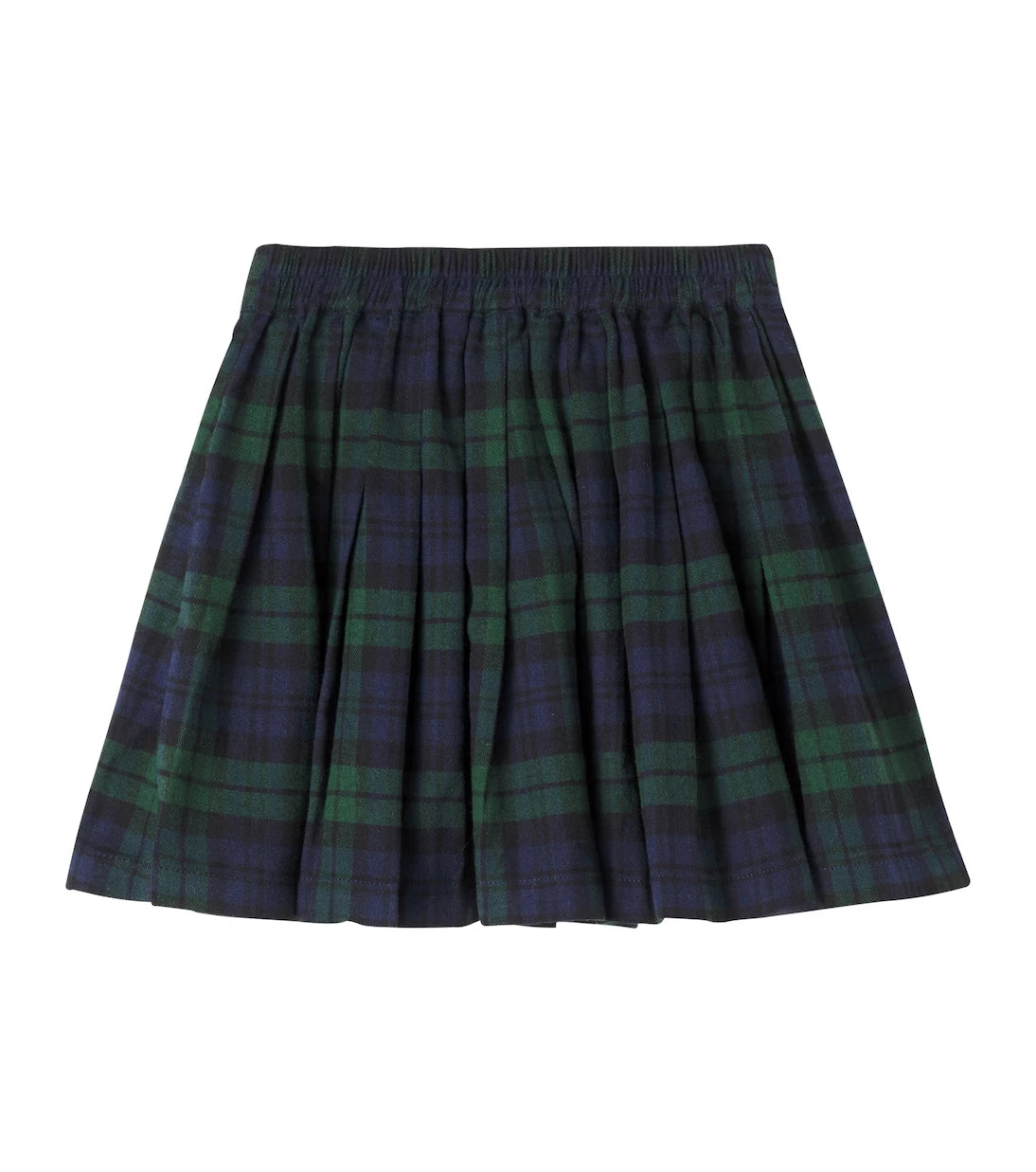 C'era Una Volta - Benedetta plaid pleated cotton skirt