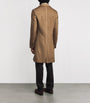 Brown Cashmere-Silk Overcoat