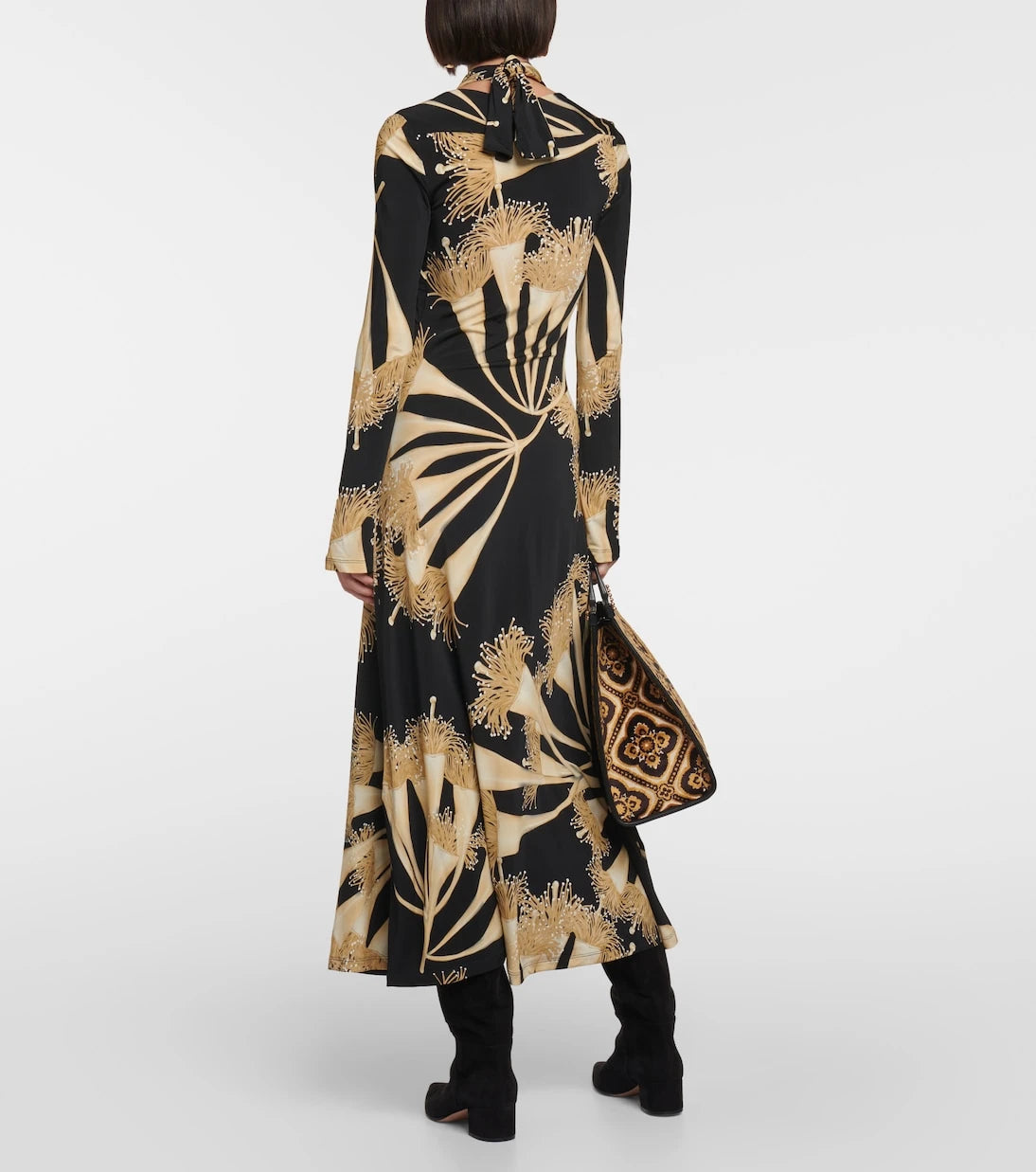 Johanna Ortiz - Halterneck jersey midi dress