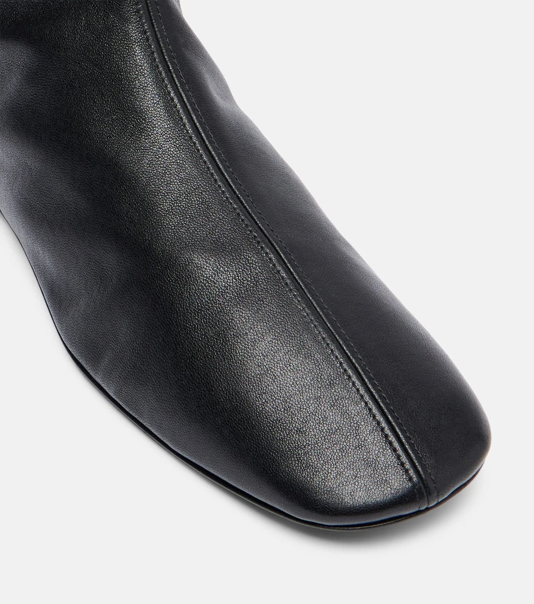 Dries Van Noten - Globe leather ankle boots