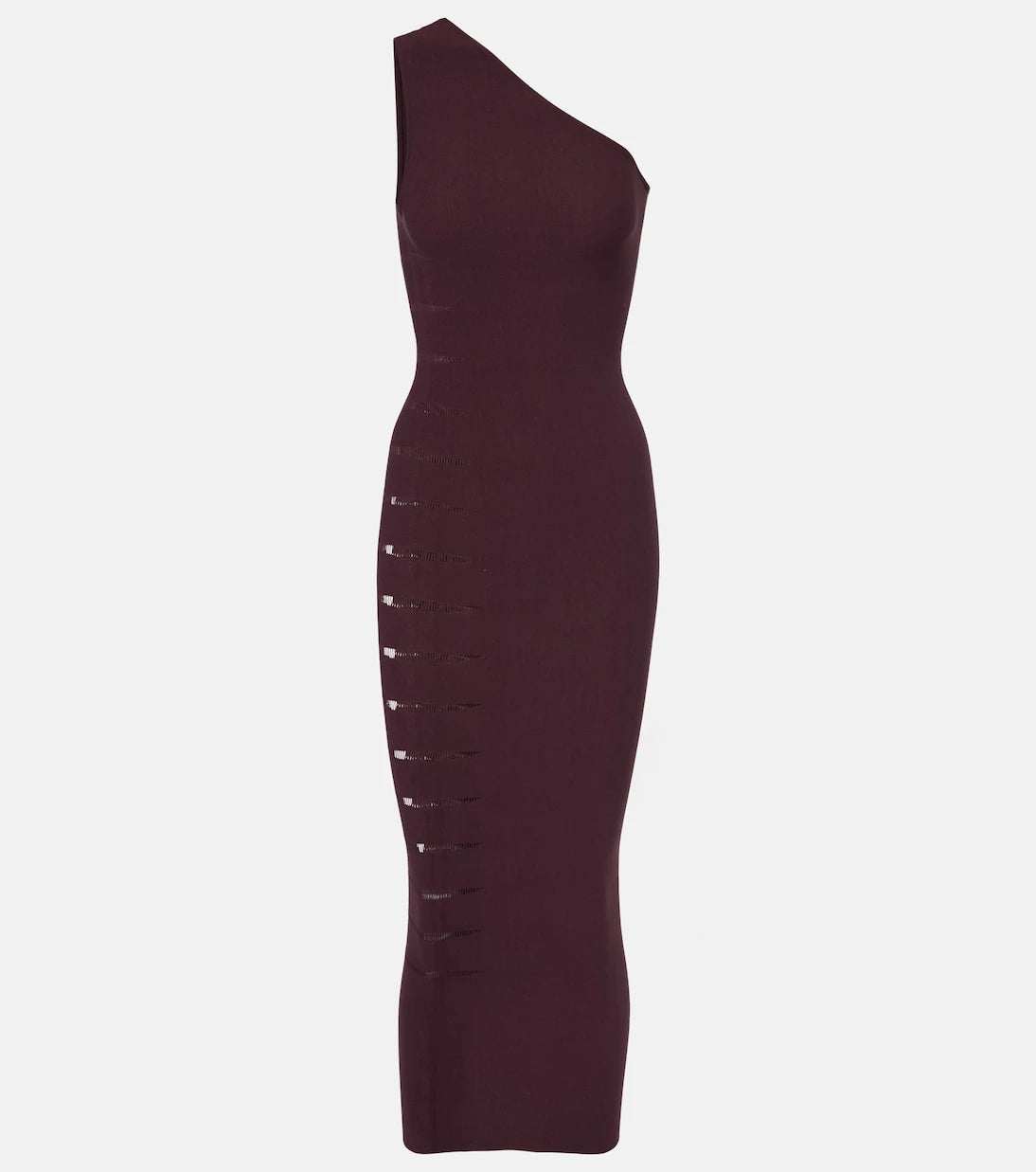 Wolford - فستان ميدي بكتف واحد "سلاش"