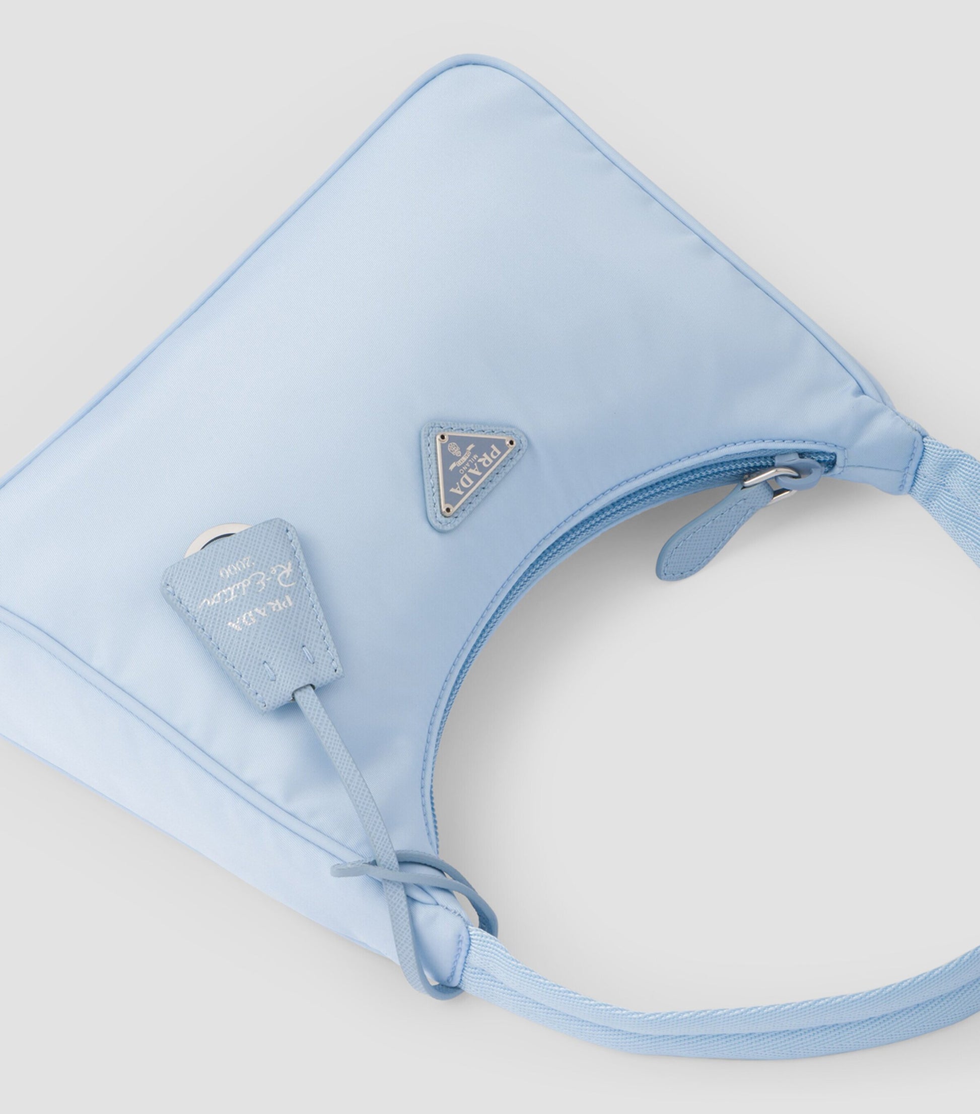 Turquoise Re-Nylon Re-Edition 2000 Shoulder Bag