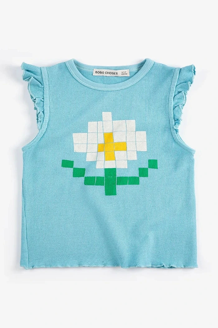 Bobo Choses Pixel Daisy Çocuk Pamuklu Üst