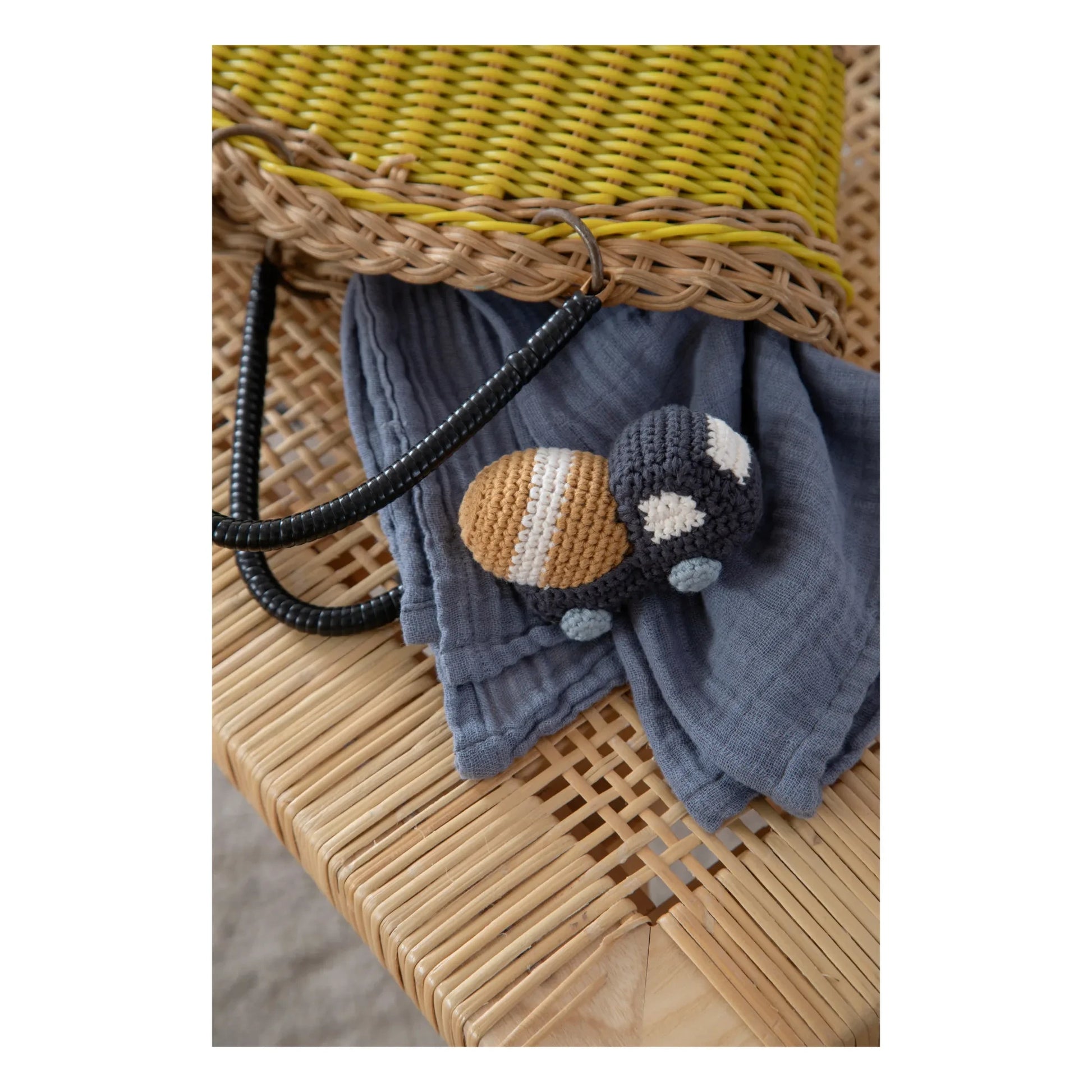 Sebra - Cement Mixer Crochet Rattle