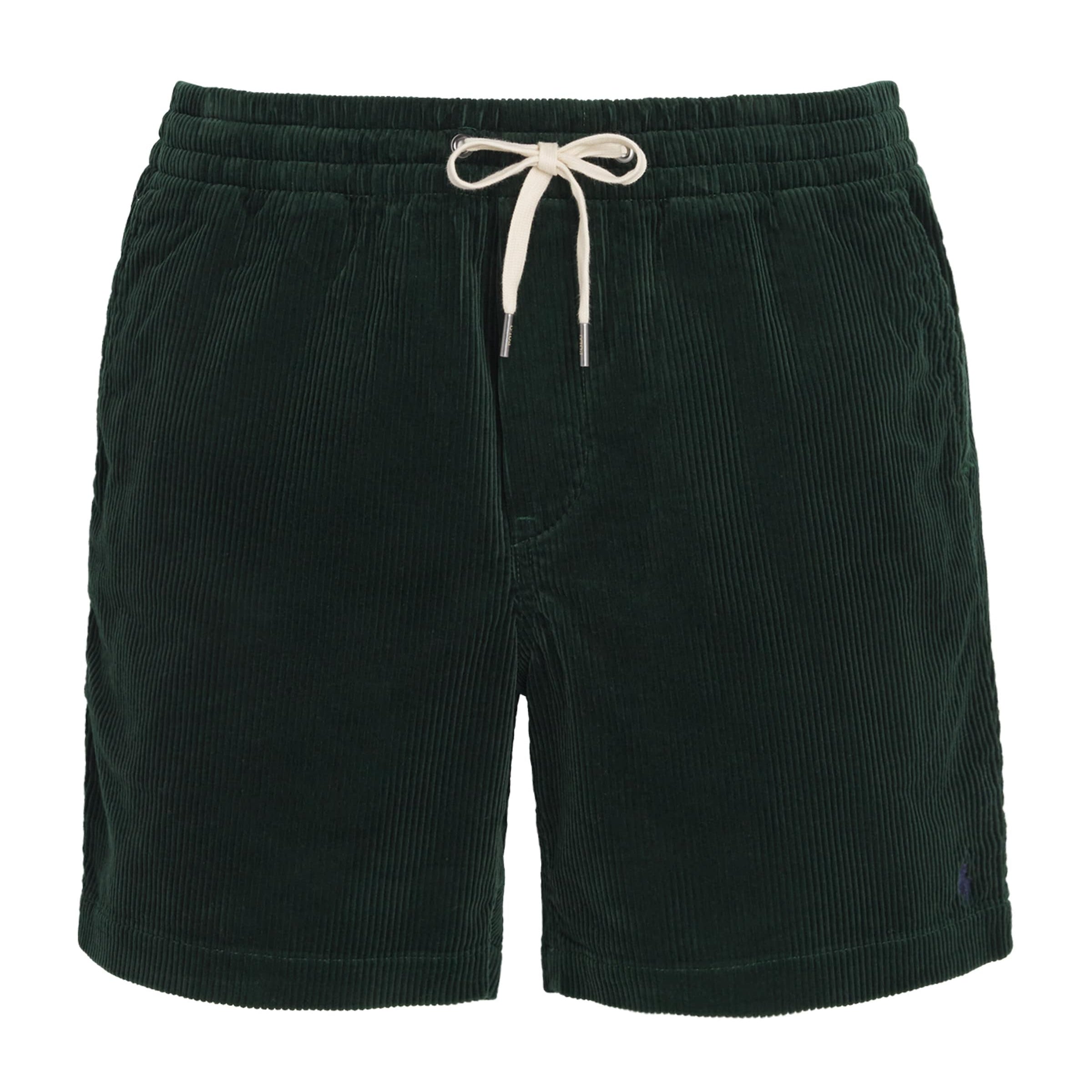 Cotton Corduroy Logo Shorts