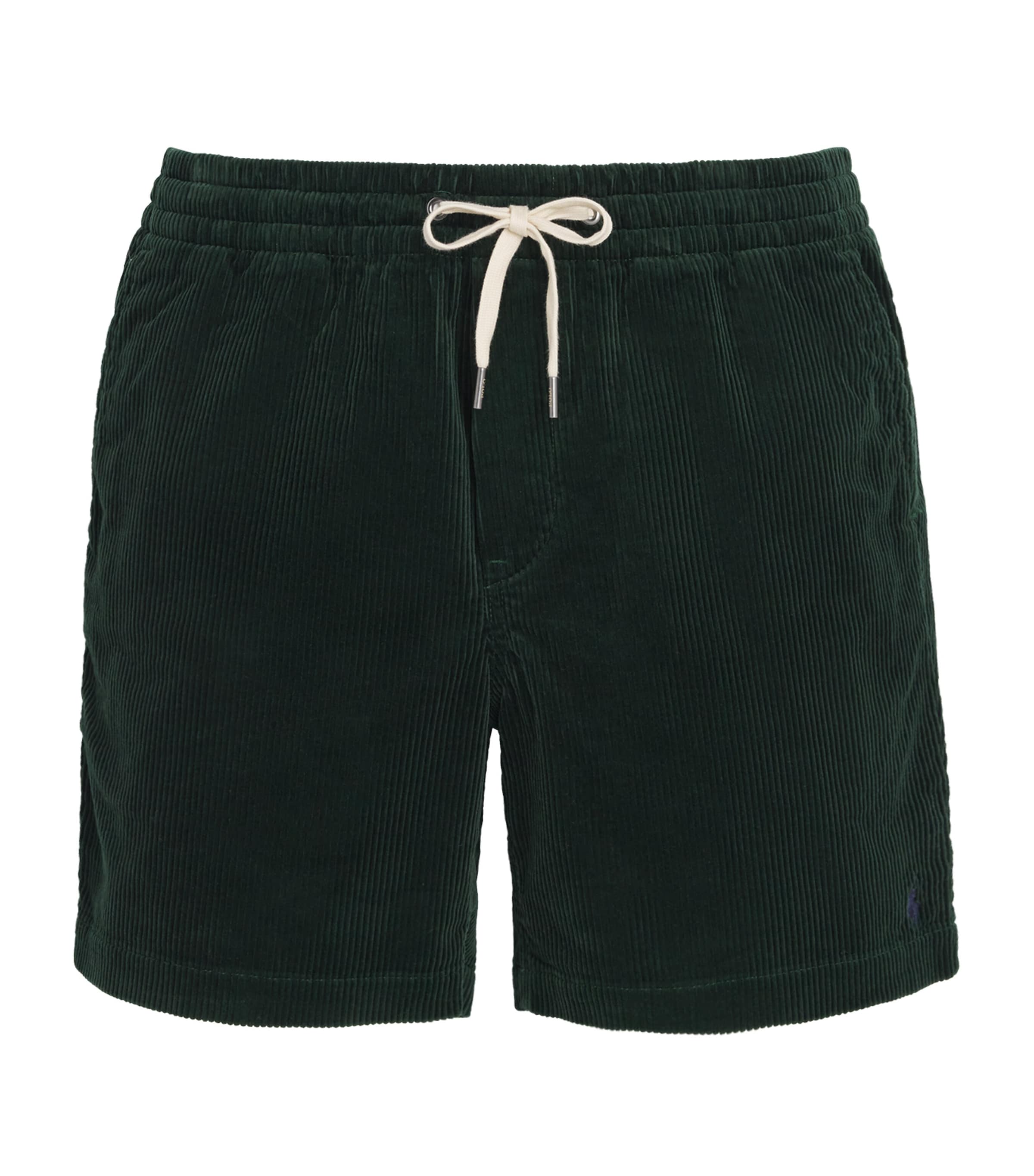 Cotton Corduroy Logo Shorts