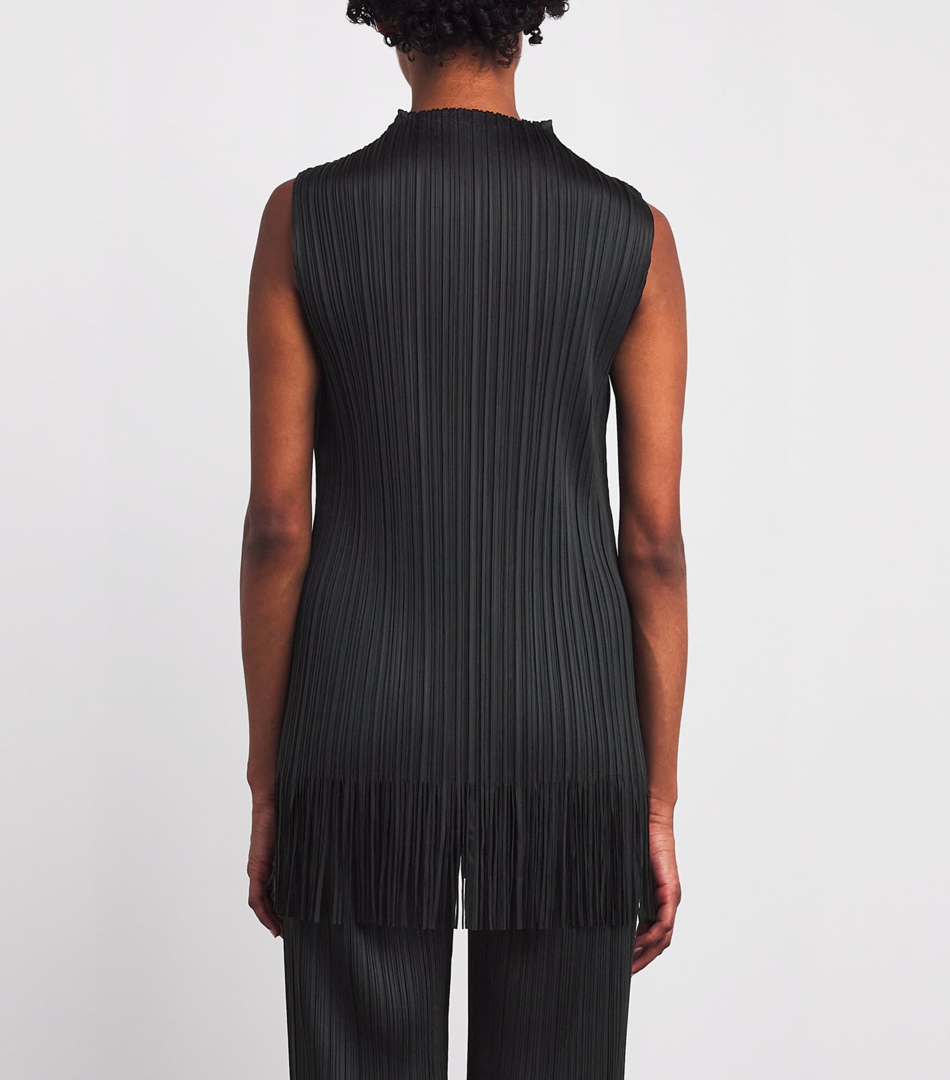 Wave Tunic Top BLACK