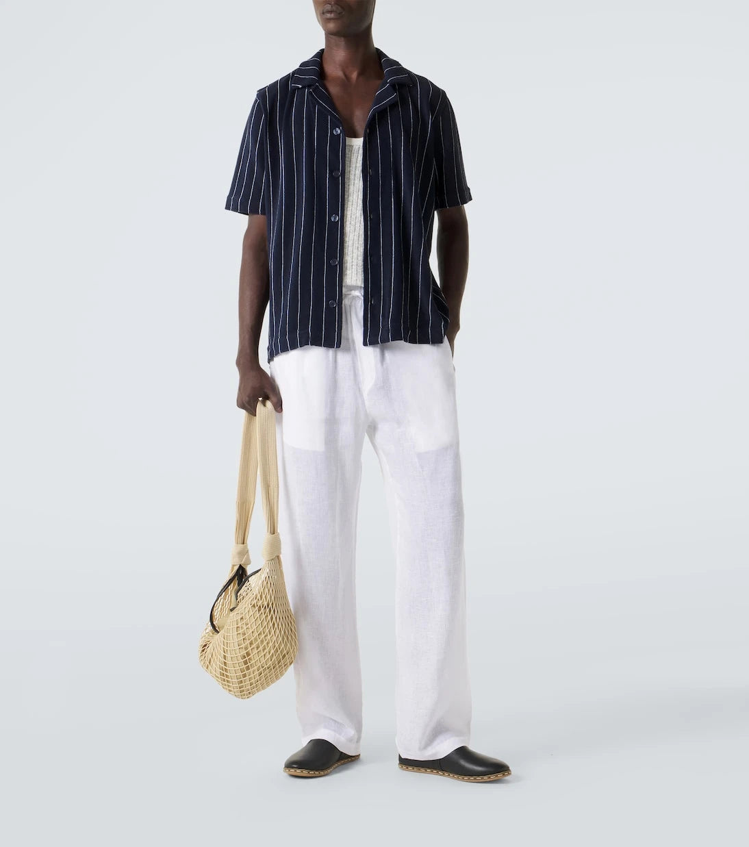 Orlebar Brown - Hawkin striped cotton terry shirt