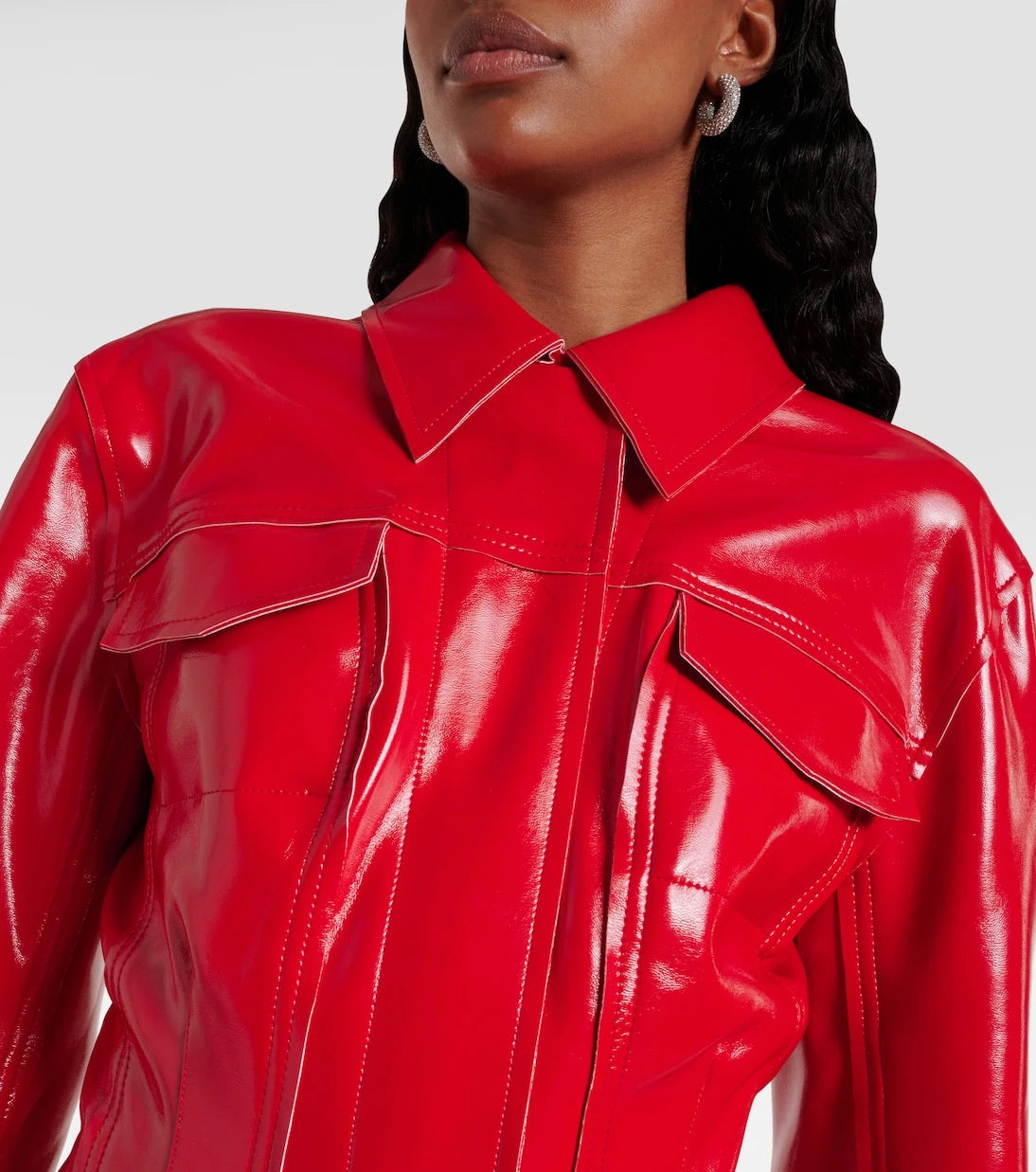 Norma Kamali - Faux leather jacket