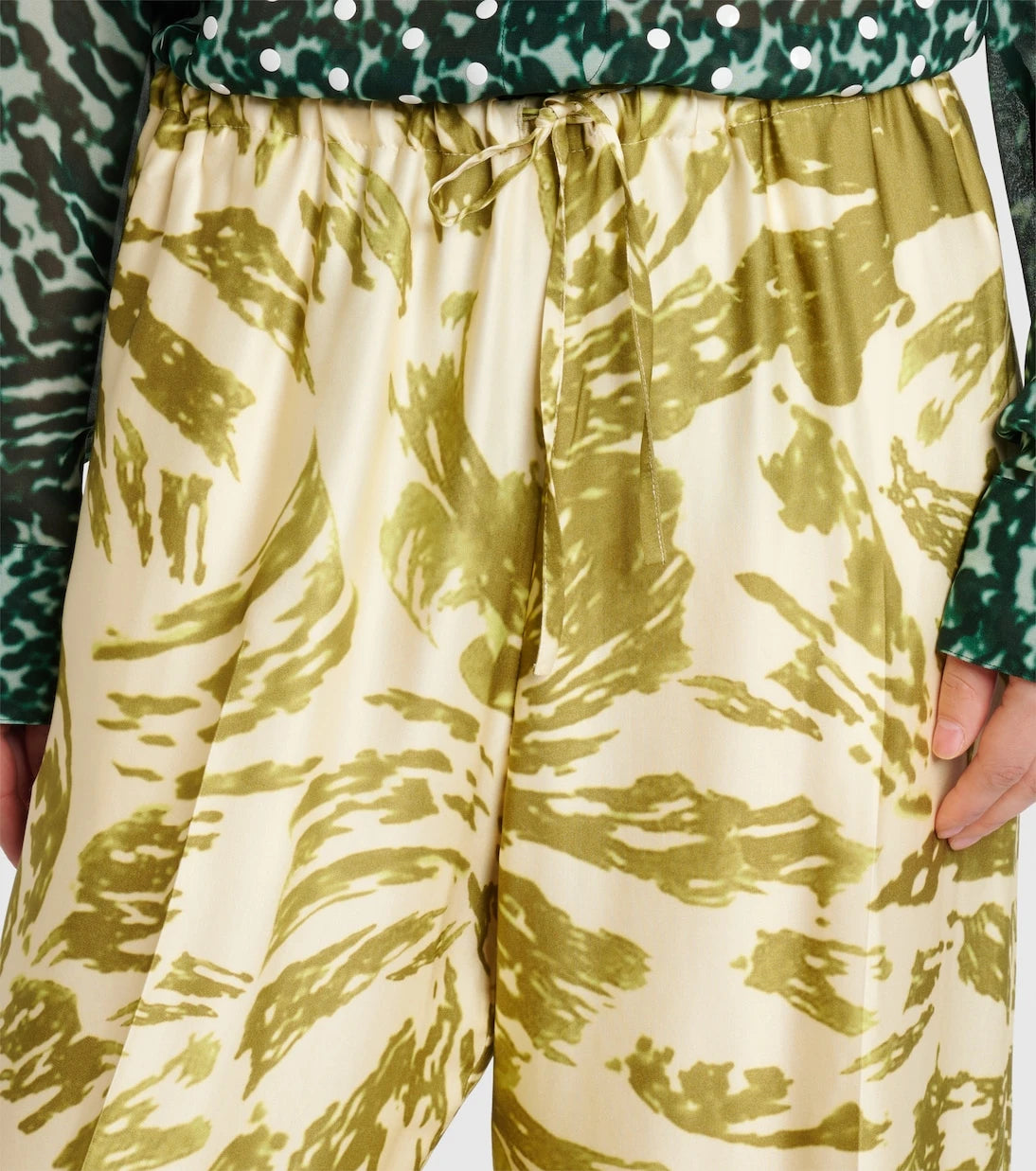 Dries Van Noten - Printed wide-leg pants