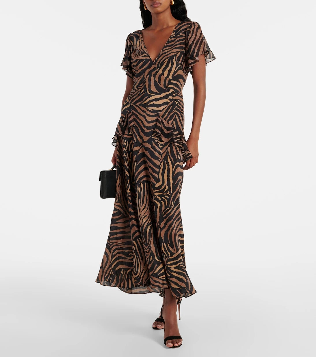 Rixo - Evie printed silk midi dress