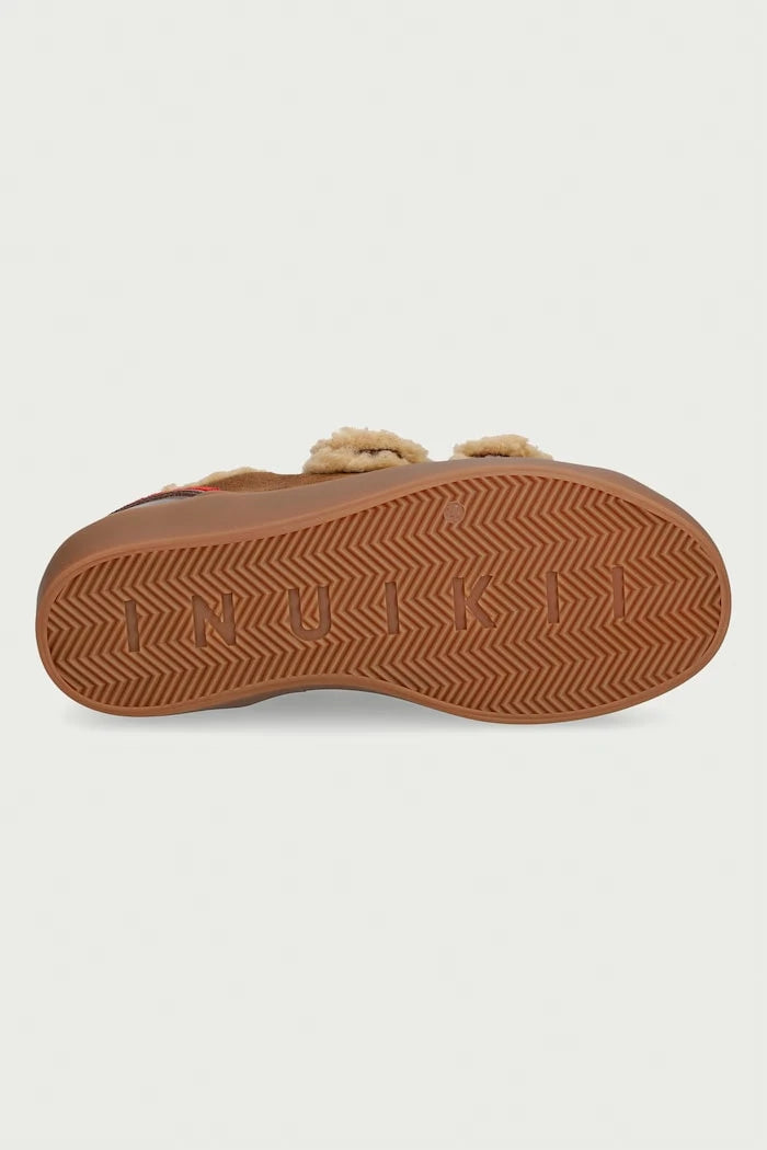 Inuikii Lila Shearling Low Velcro Kadın Süet Sneaker