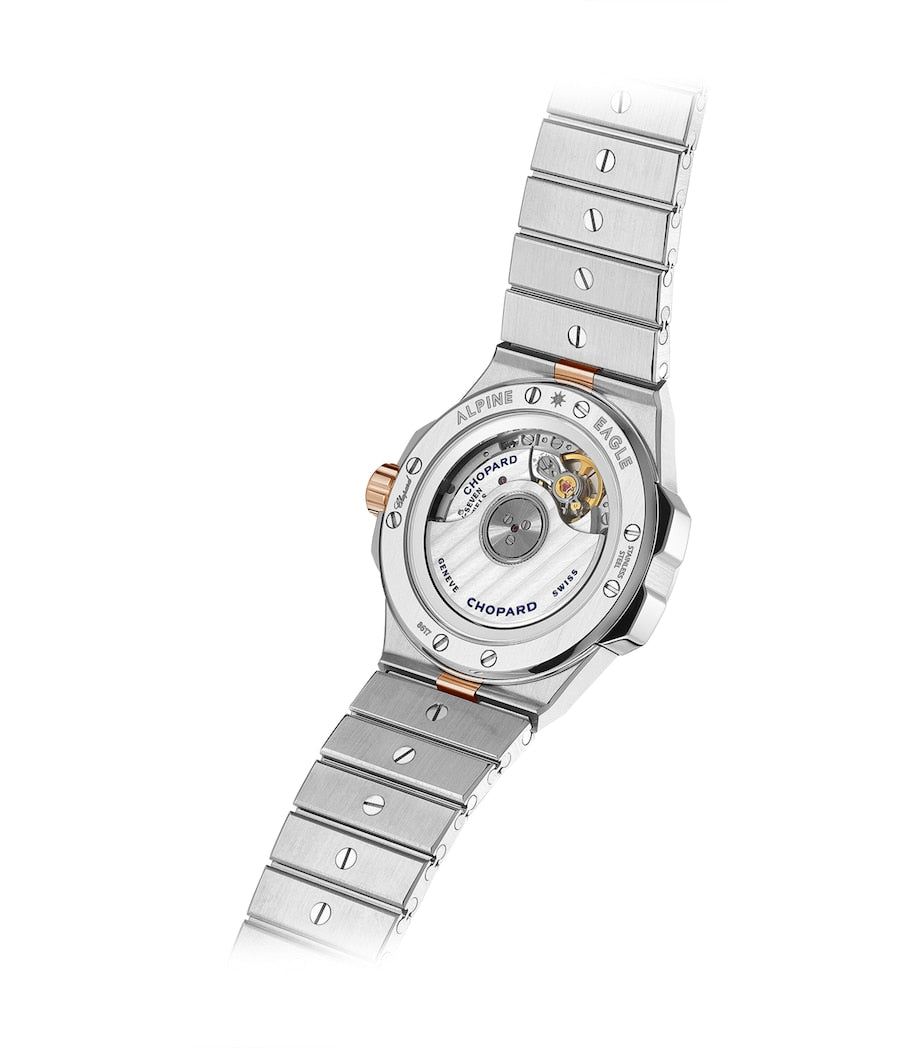 Rose Gold, Stainless Steel and Diamond Alpine Eagle Watch 33mm