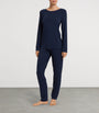 Hanro Navy Natural Elegance Pyjama Set