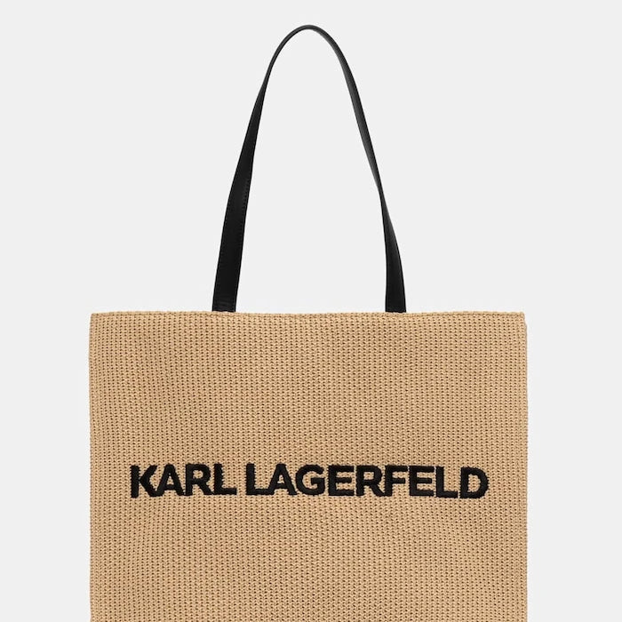 Karl Lagerfeld örme kumaştan kadın tote çanta K/ESSENTIAL
