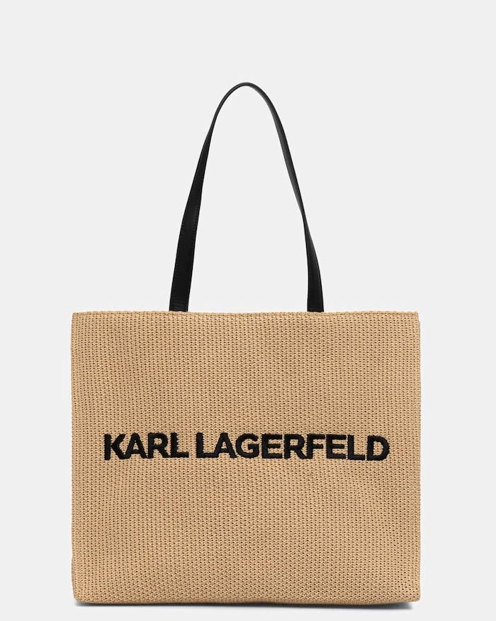 Karl Lagerfeld örme kumaştan kadın tote çanta K/ESSENTIAL