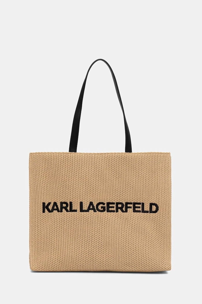 Karl Lagerfeld örme kumaştan kadın tote çanta K/ESSENTIAL