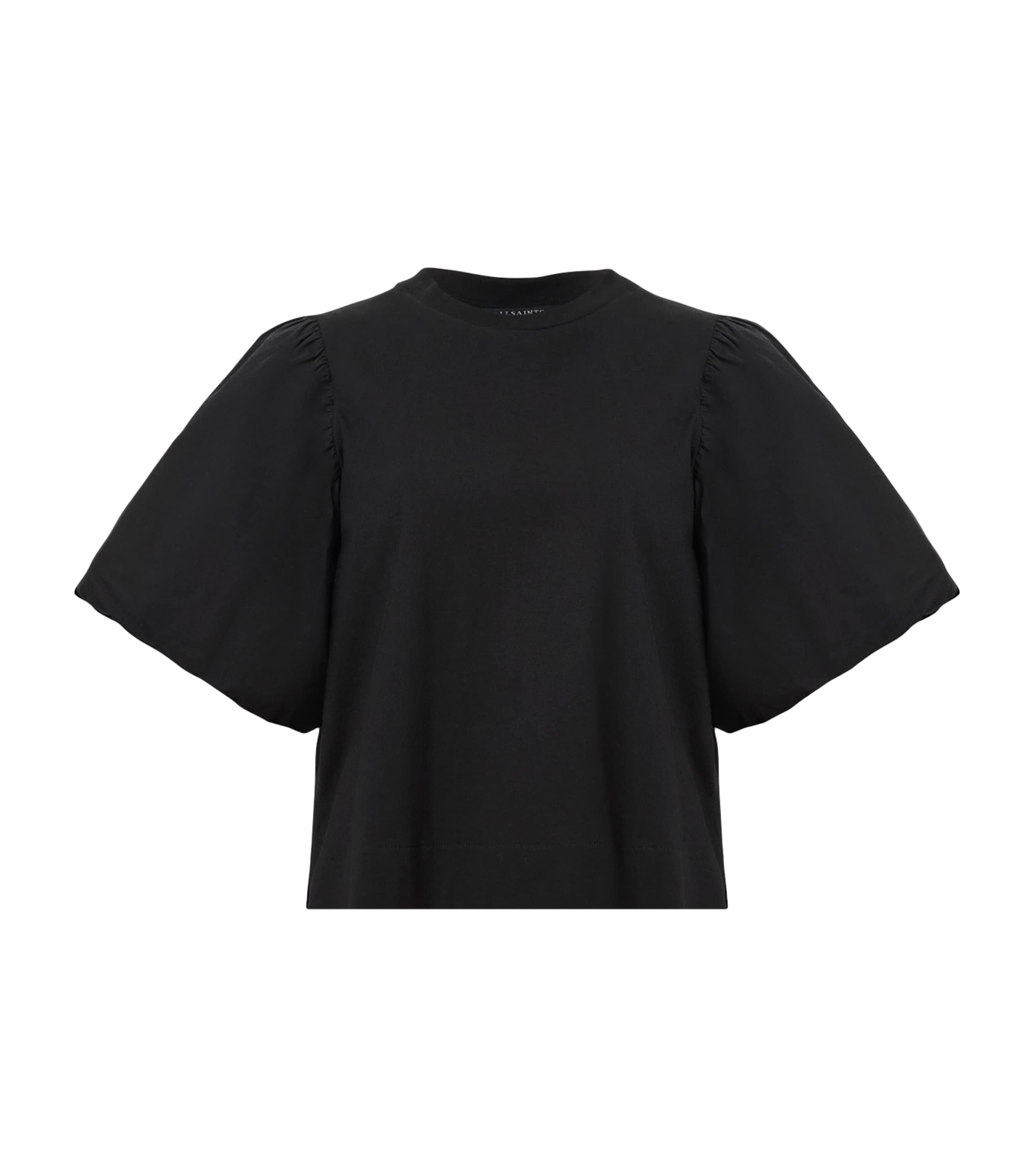 AllSaints Black Organic Cotton Jess T-Shirt