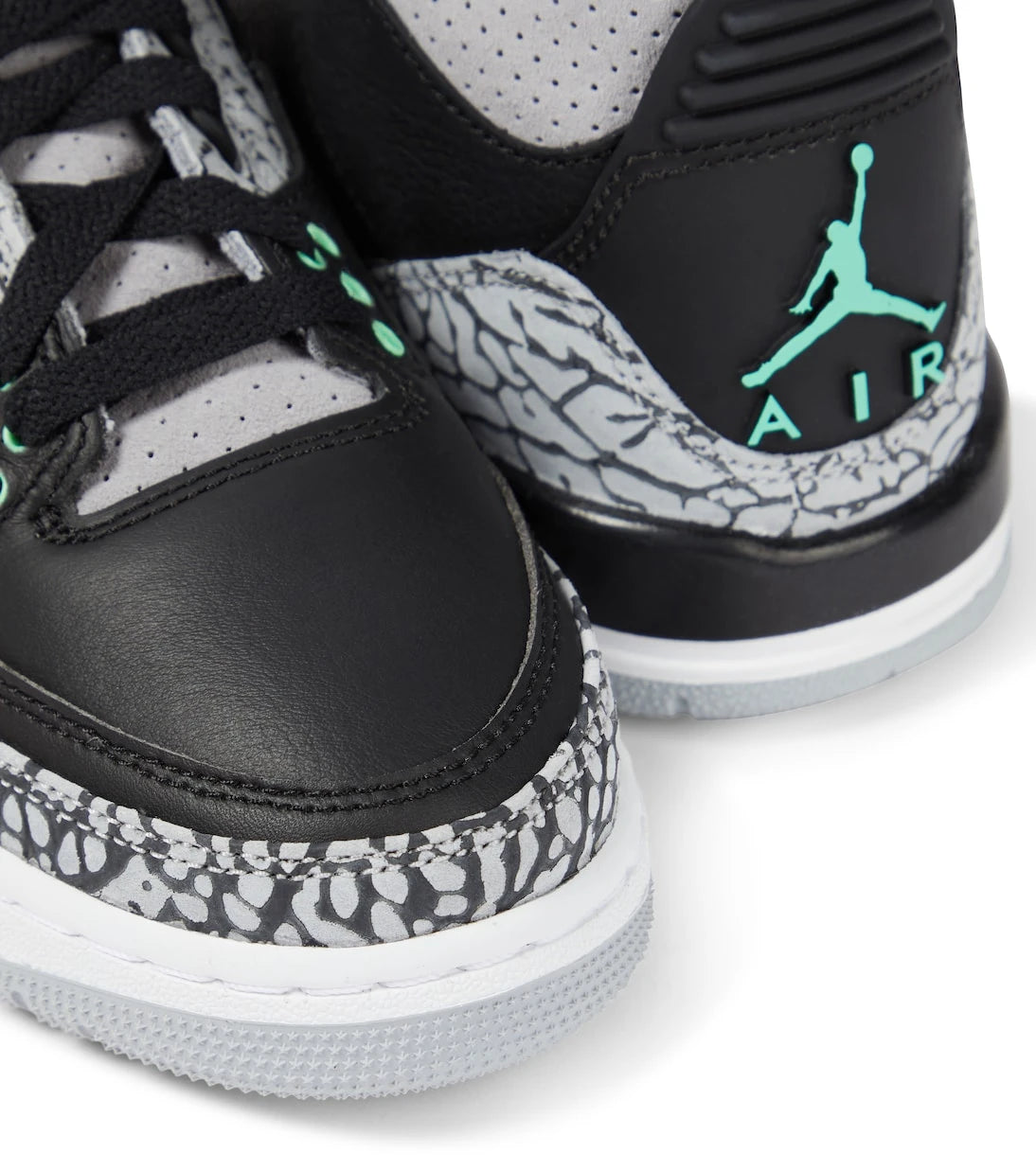 Nike Kids - Air Jordan 3 Retro leather sneakers