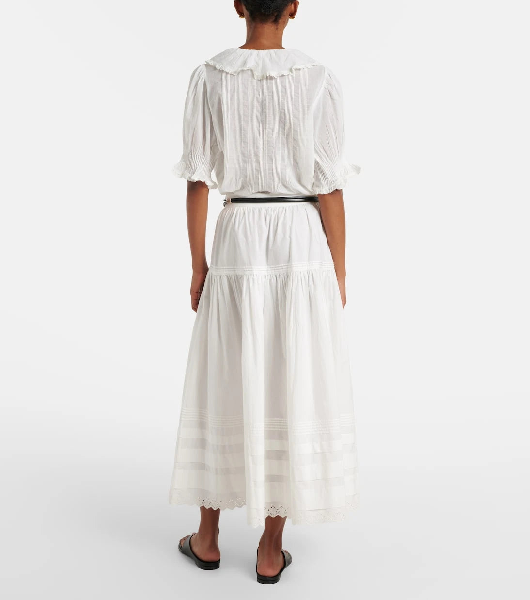 Dôen - Sebastiane cotton poplin maxi skirt