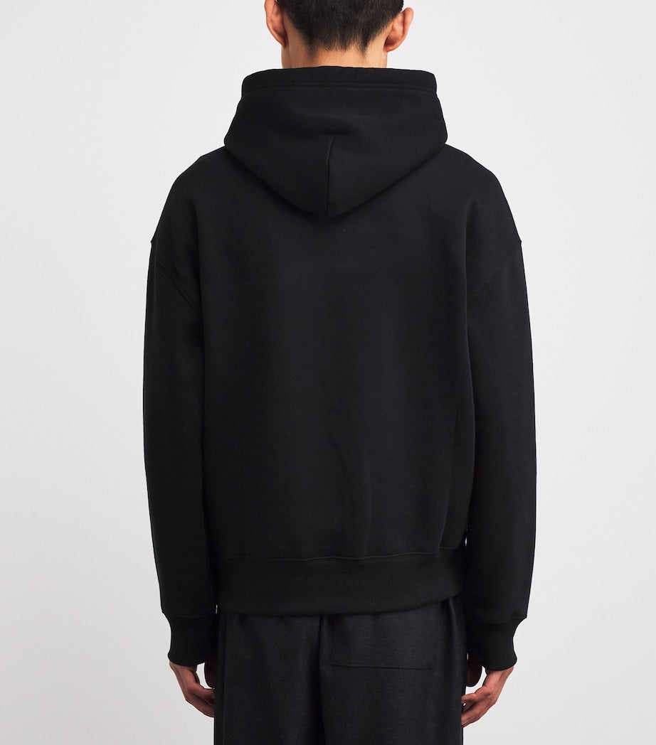 Cotton-Blend Large Logo Hoodie