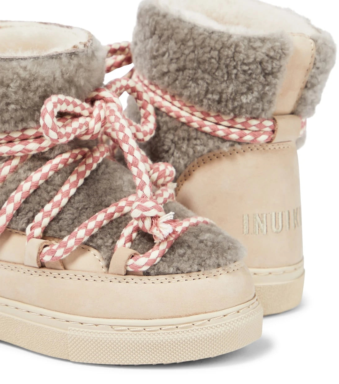 Inuikii Kids - Classic leather-trimmed shearling snow boots