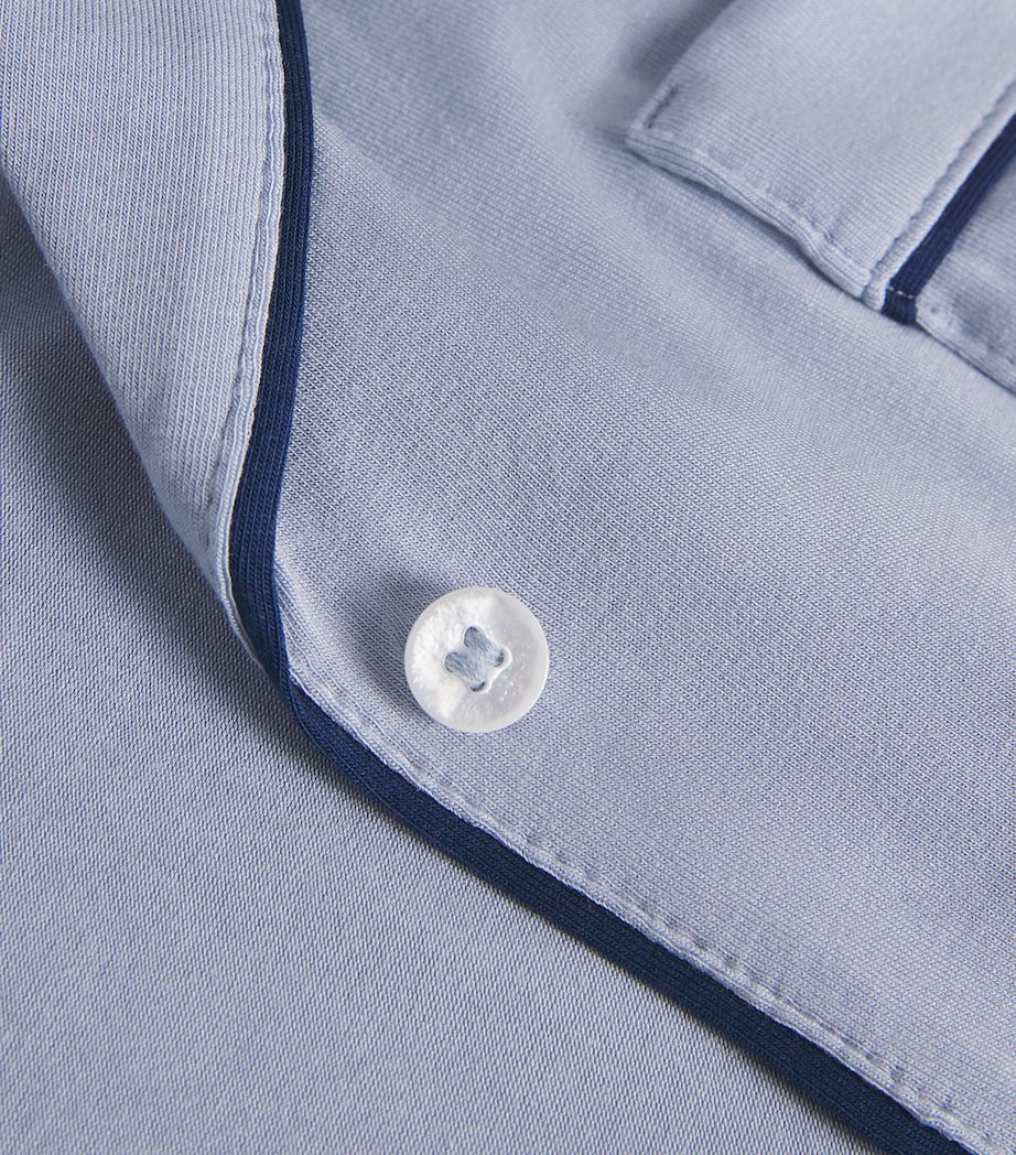 Gisele Short Pyjama Set GRAY DAWN/NAVY