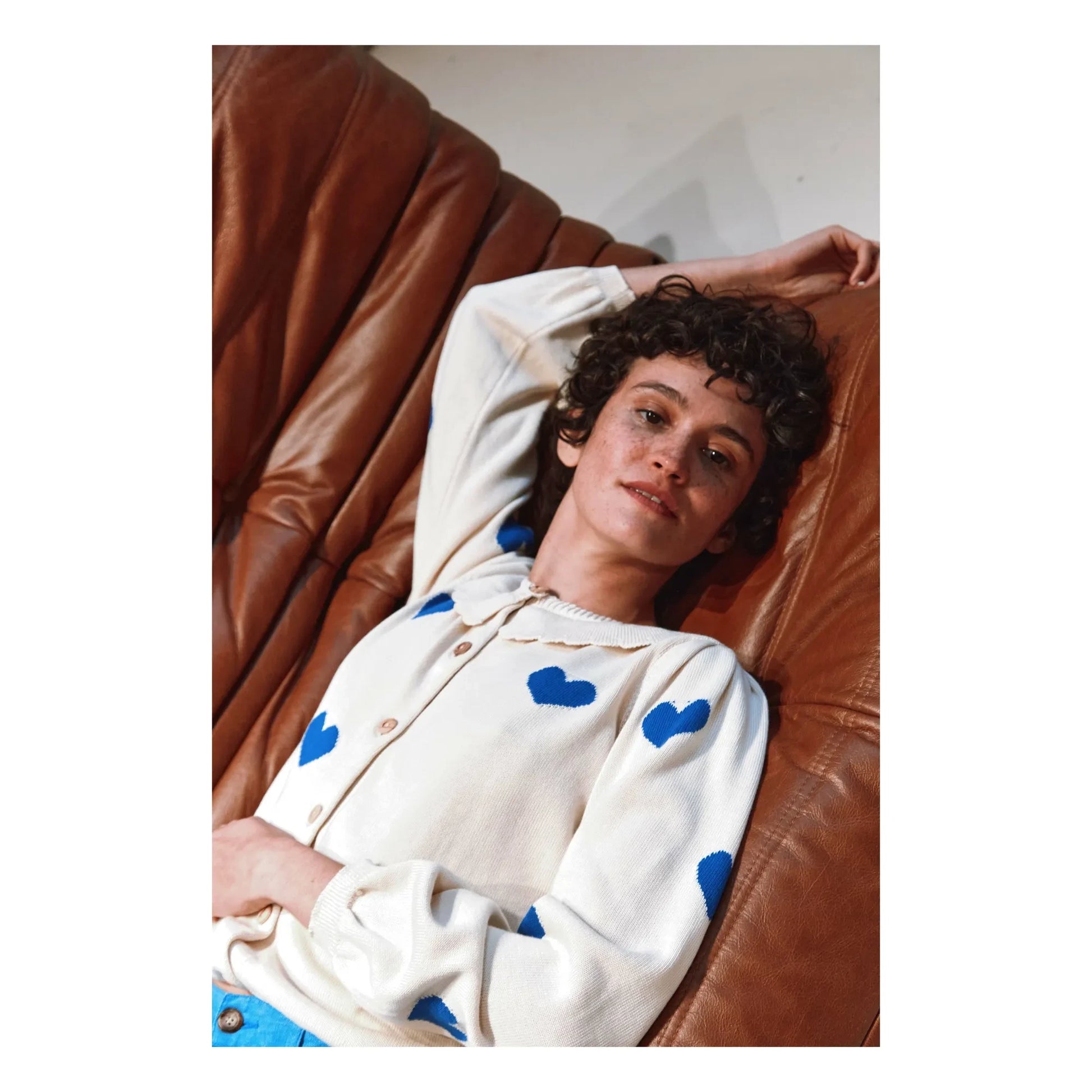 Emile et Ida - Cardigan Boum Coton Bio | Ecru