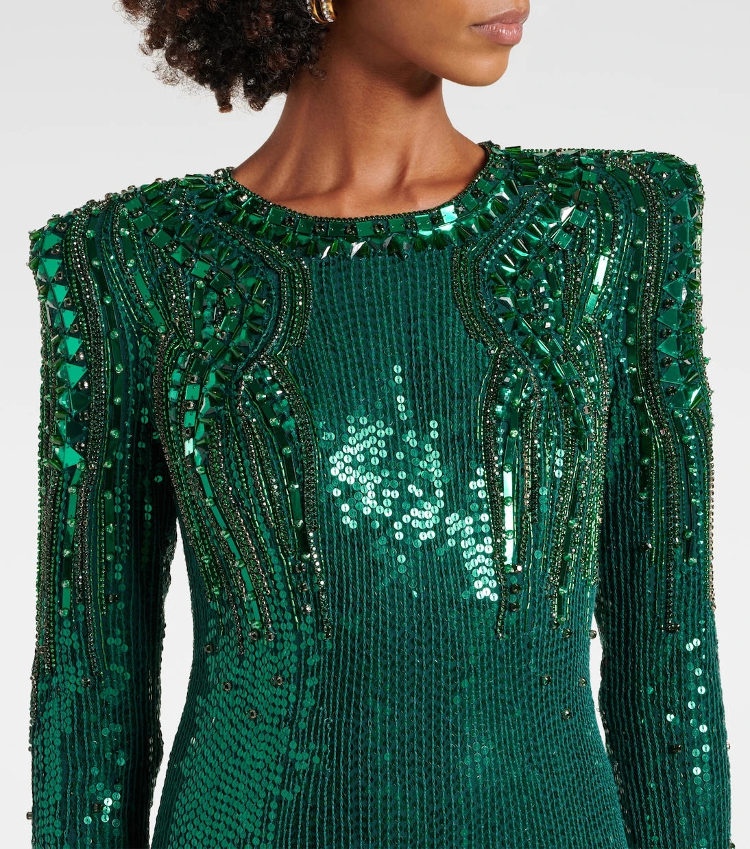 Jenny Packham - Paloma embellished sequined gown