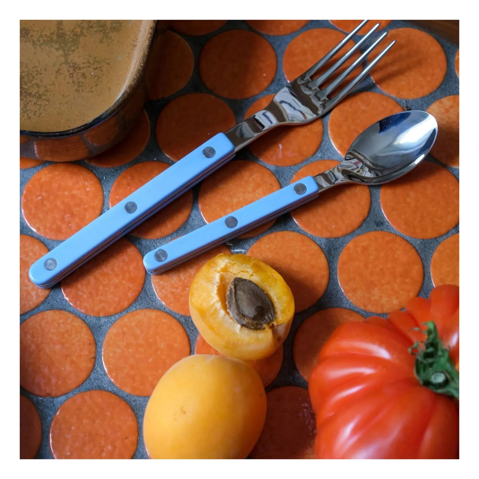 Sabre - Cutlery - Set of 4 | Light Blue