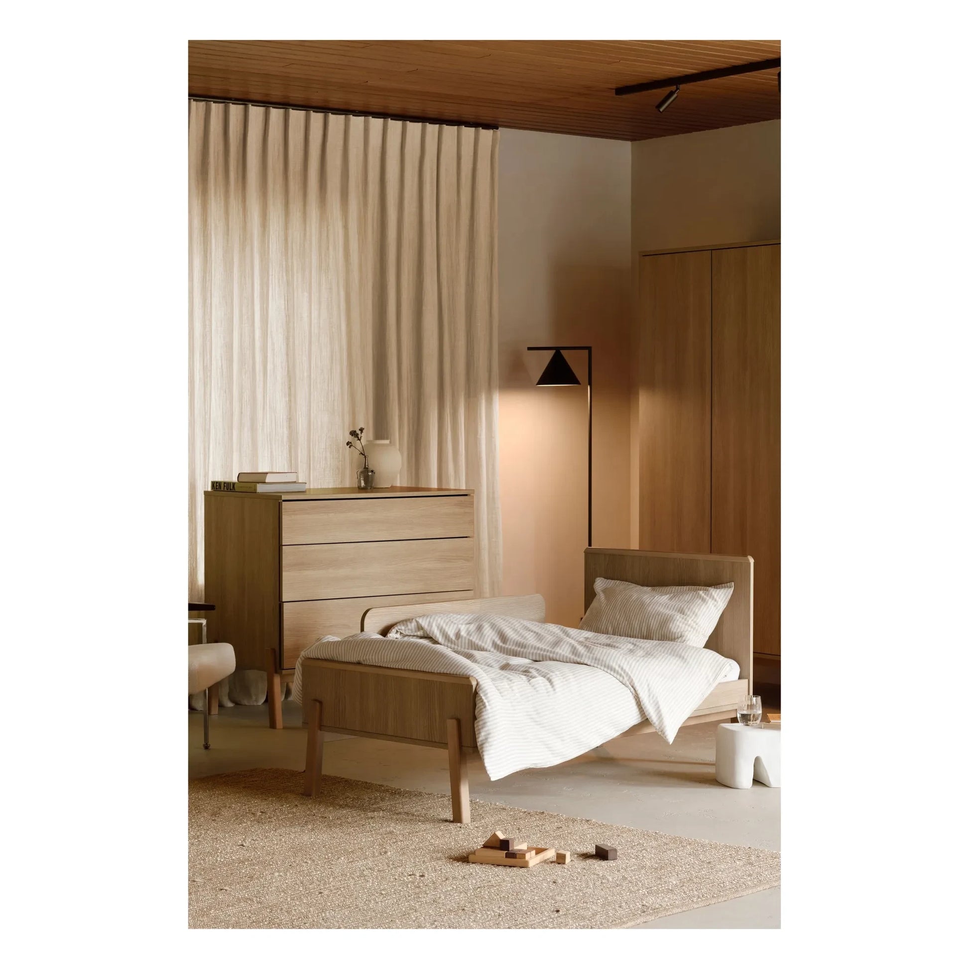 Quax - Ashi cot bed 70x140 cm | Honey