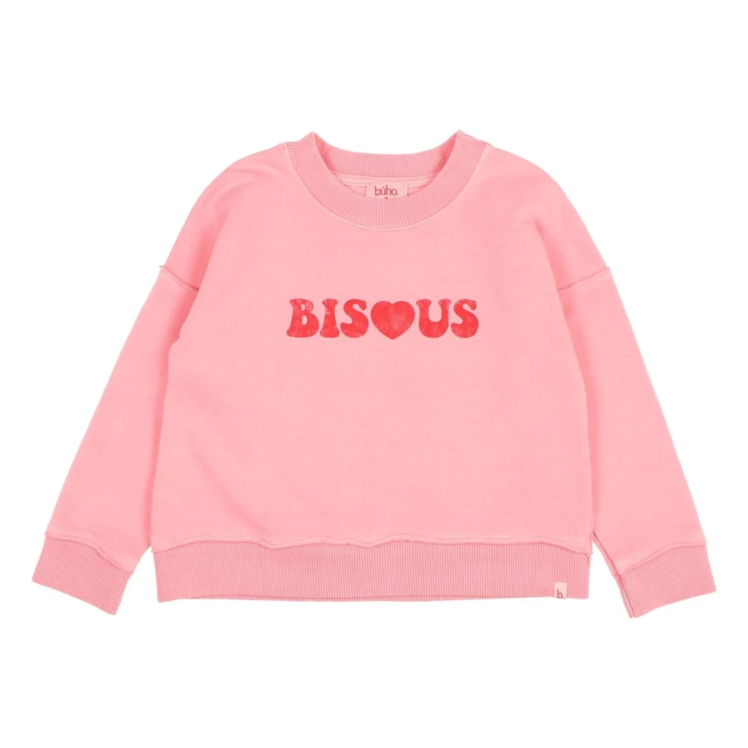 Búho - Bisous Sweat Organic Cotton | Pink