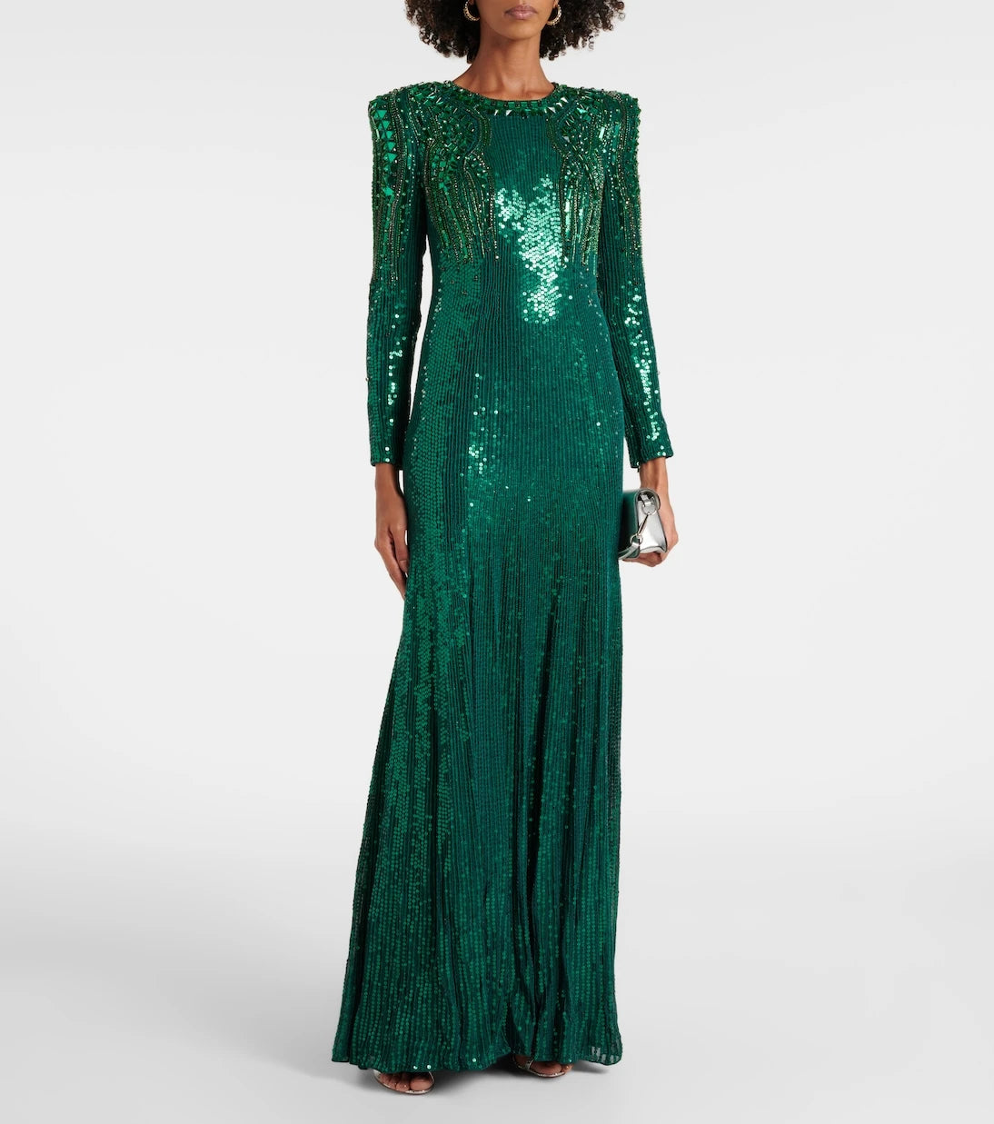 Jenny Packham - Paloma embellished sequined gown