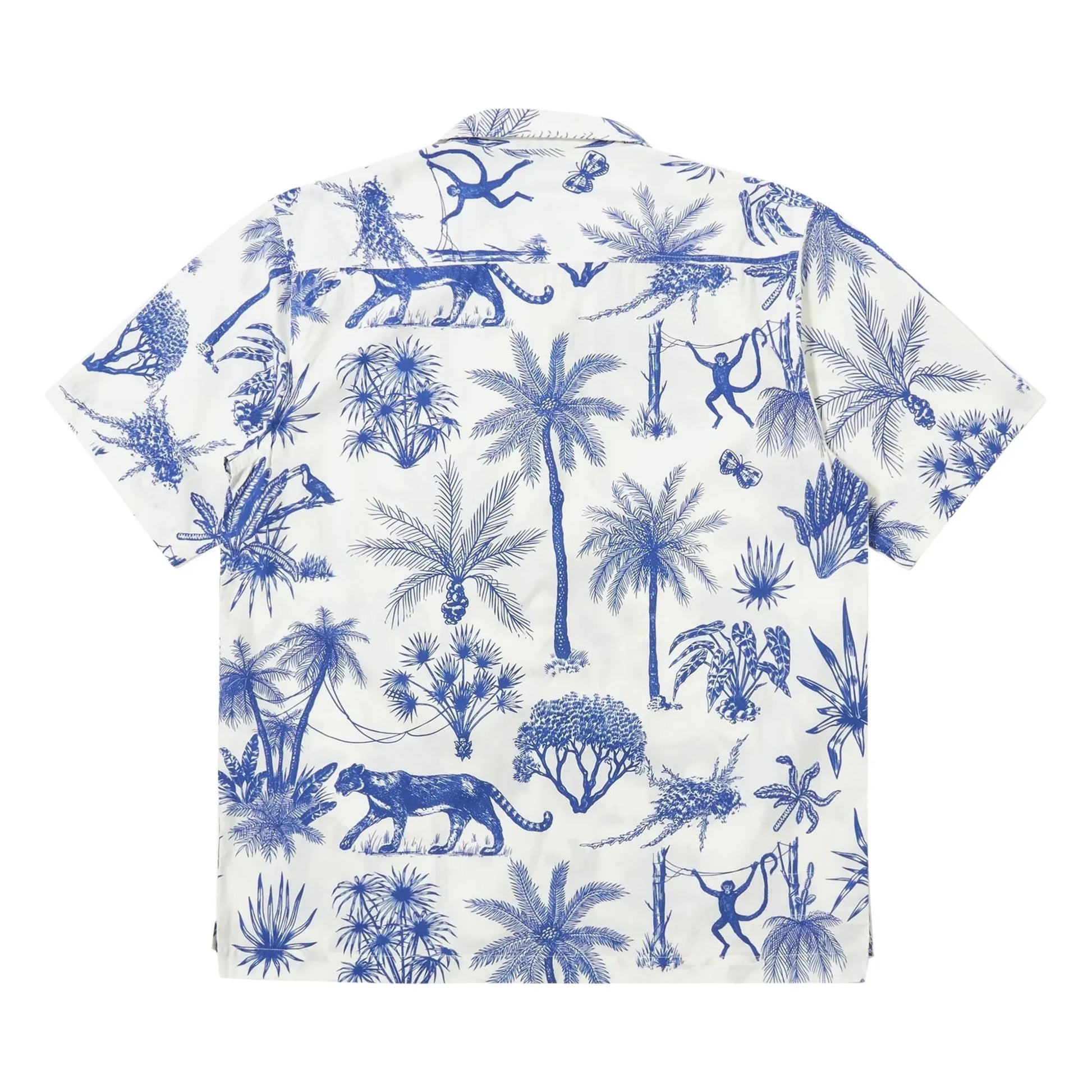 Universal Works - Camp Jungle Toile shirt  | White
