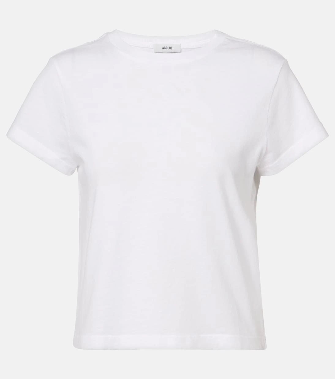 Agolde - Adine cropped cotton jersey T-shirt